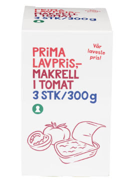 Prima Lavpris, makrell i tomat