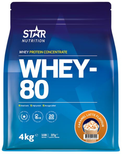 Whey-80 Myseprotein Caramel Latte