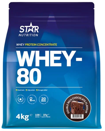 Whey-80 Myseprotein Double Rich Chocolate