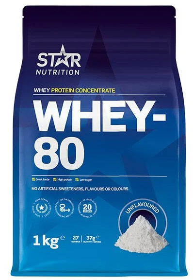 Whey-80 Myseprotein Natural