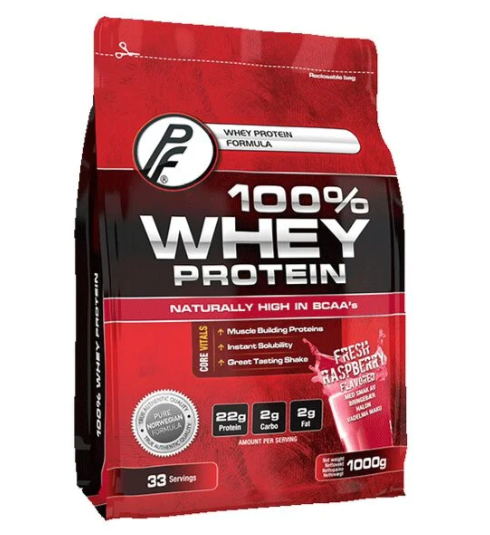 100% Whey protein, Raspberry